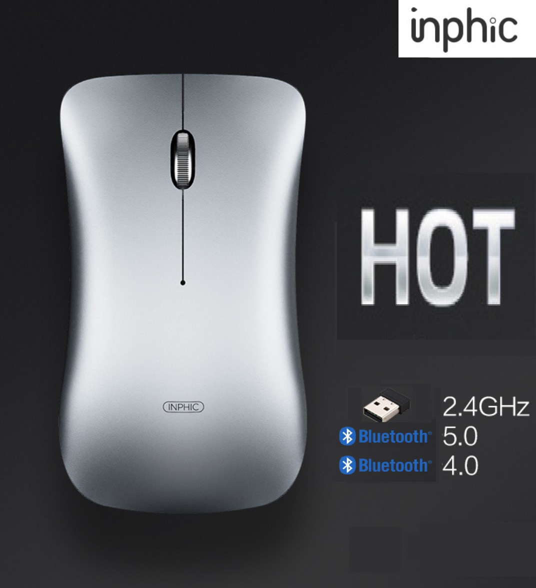 (GIÁ SÔC) Siêu phẩm Chuột bluetooth thương hiệu INPHIC