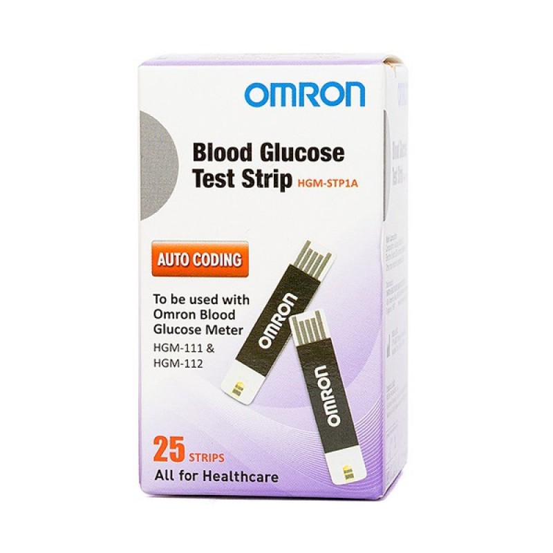 Que Thử Đường Huyết Omron HGM-STP1A Hộp 25 Que