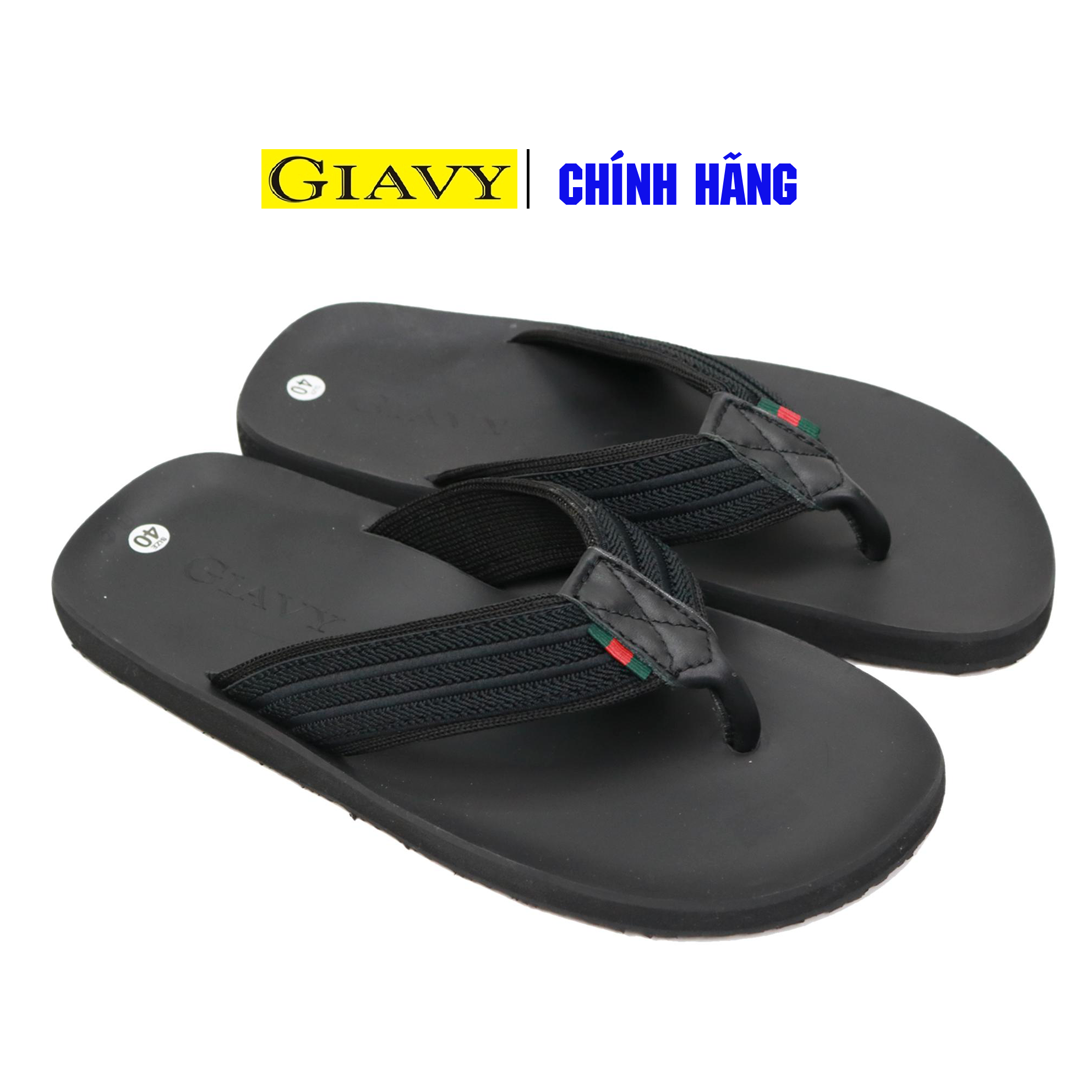 DÉP KẸP NAM GIA VY QUAI DÙ (GIAVY CHÍNH HÃNG TL494 Đế Cao Su)