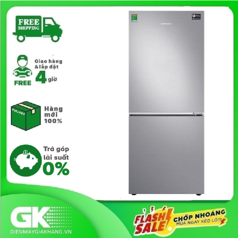 TRẢ GÓP 0% - Tủ lạnh Samsung Inverter 280 lít RB27N4010S8/SV- Bảo hành 2 năm