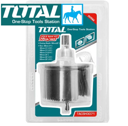 Bộ 7 mũi khoét lỗ gỗ từ 26mm tới 63mm INGCO AKHS702