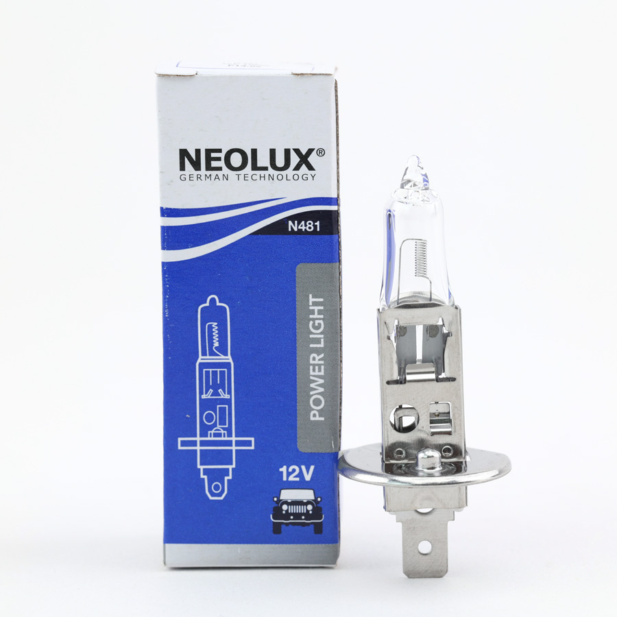 Bóng đèn halogen power light osram neolux h1 12v 24v - nhập khẩu chính hãng