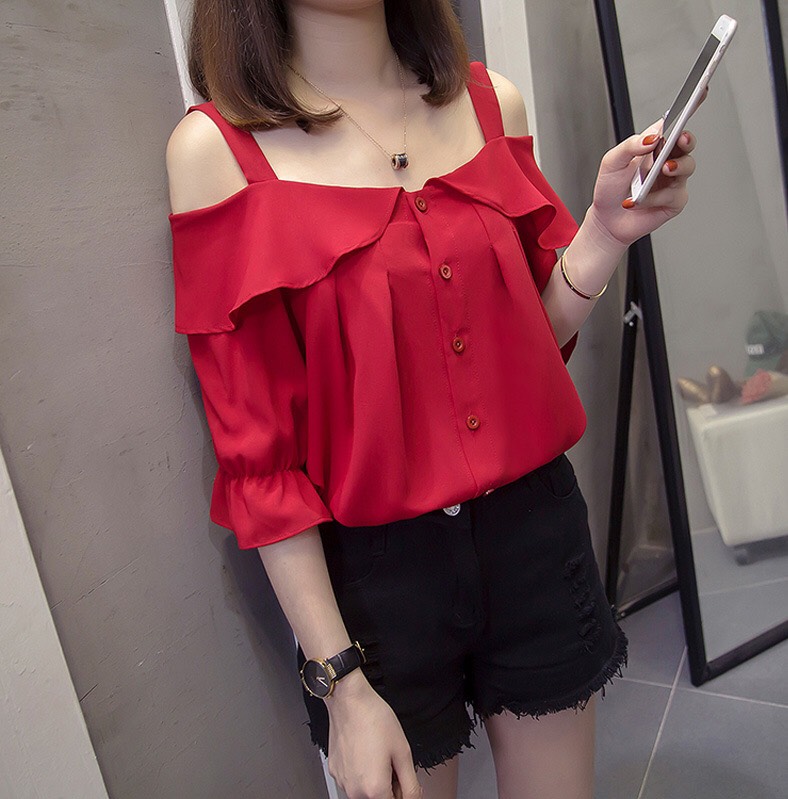 [PILA FASHION]ÁO KIỂU TAY LỠ RỚT VAI - AP084