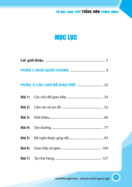 Tự học giao tiếp tiếng Hàn thông dụng