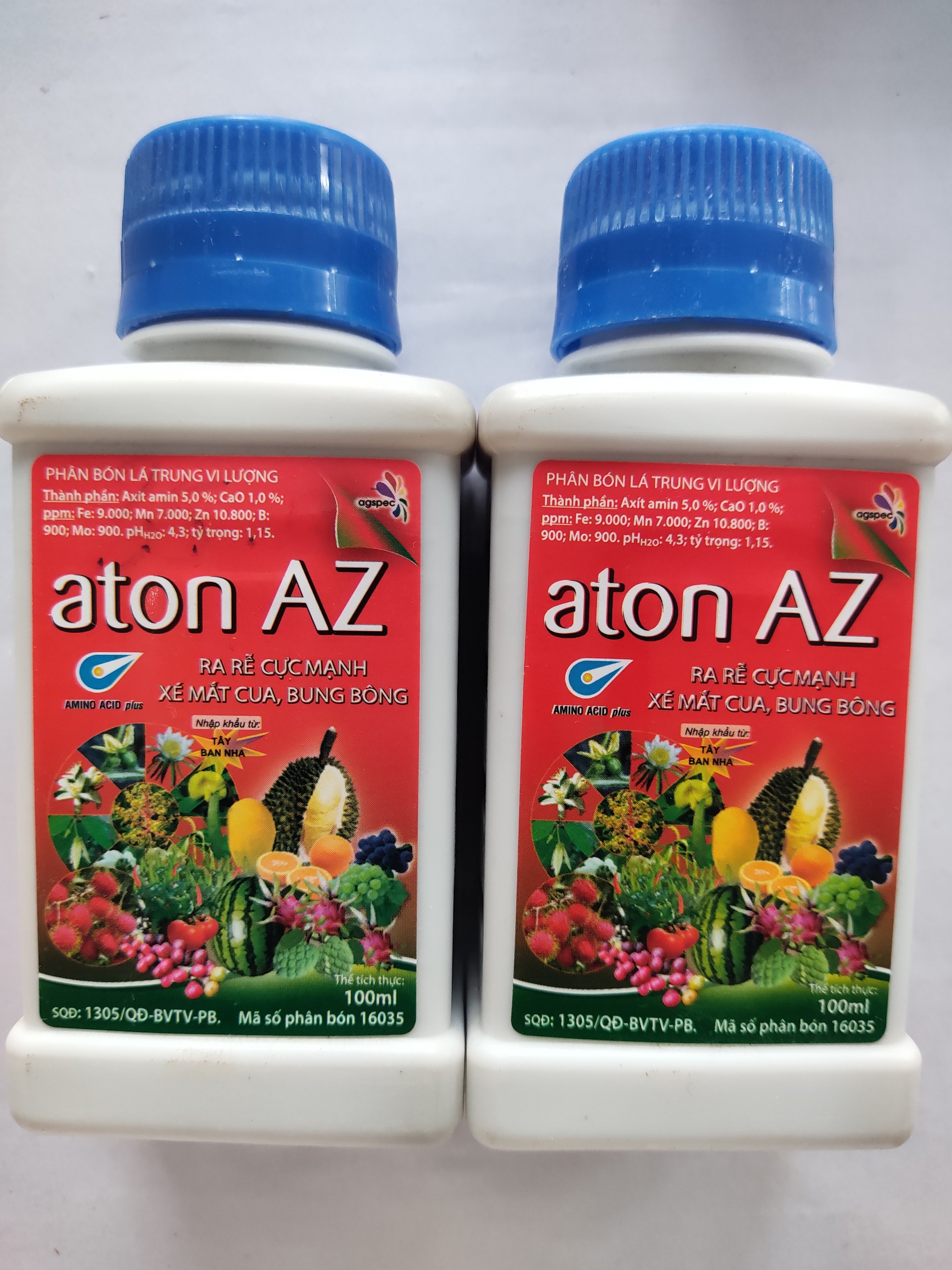 Phân bón lá trung vi lượng Aton AZ - 100ml - Atonaz100cc