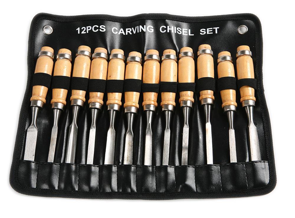 BỘ MŨI ĐỤC GỖ CHẠM TRỔ MỸ NGHỆ 12 CHI TIẾT