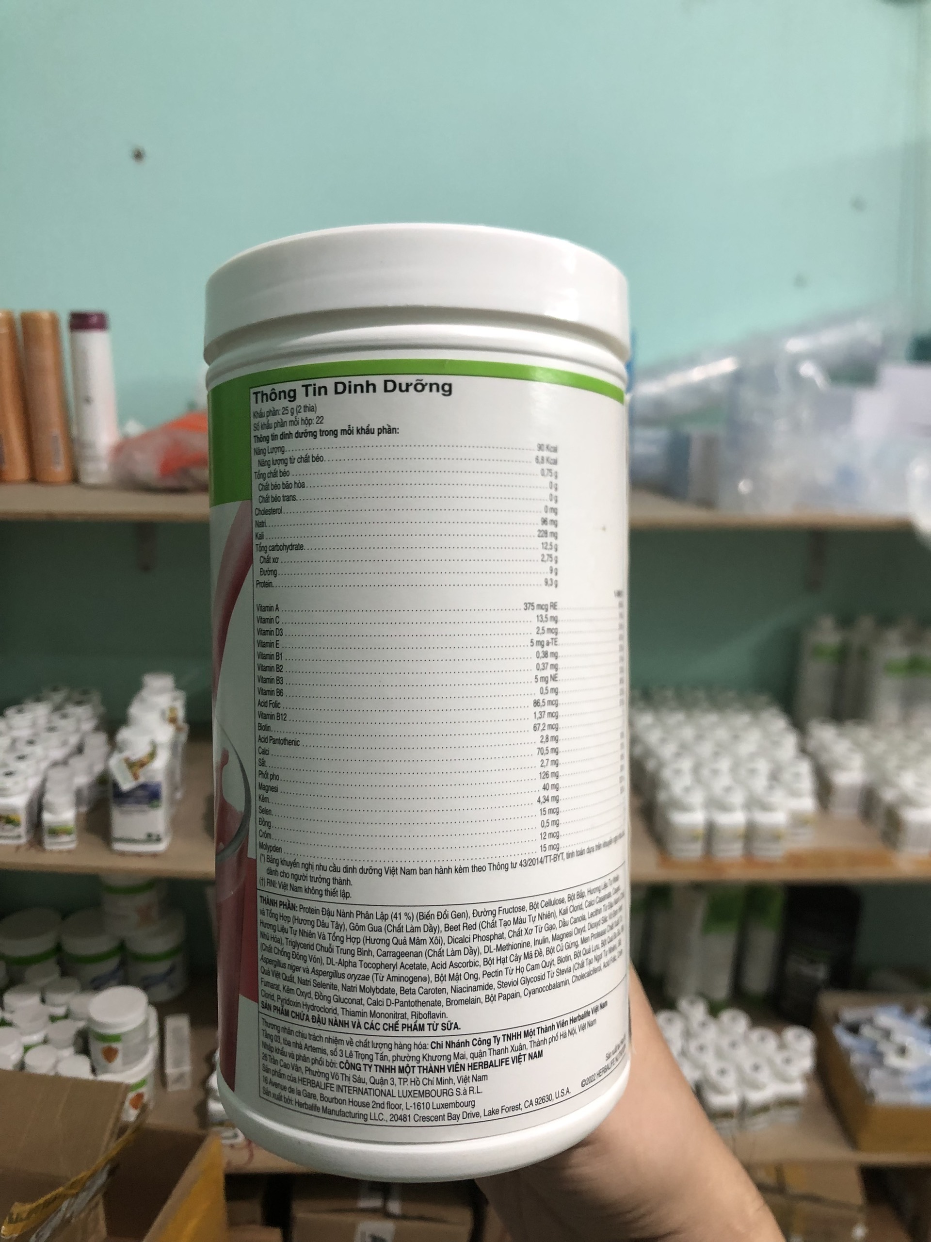 [587k] Bữa Ăn Lành Mạnh vị dâu CÔNG THỨC 1 (550g)