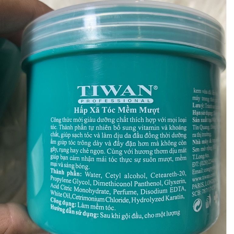 KEM HẤP Ủ TÓC, HẤP DẦU TIWAN 500ML