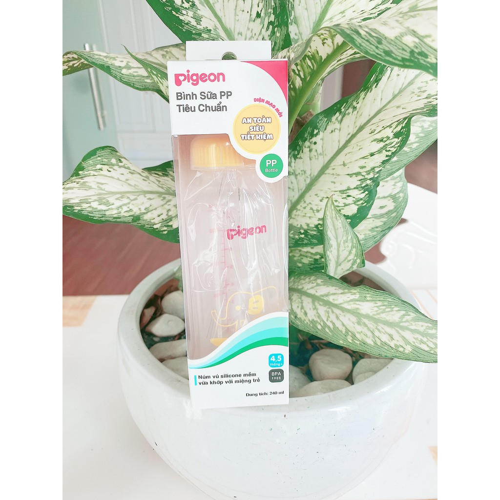 Bình sữa Pigeon 120ml và 240ml. ( Bình sữa PP tiêu chuẩn )