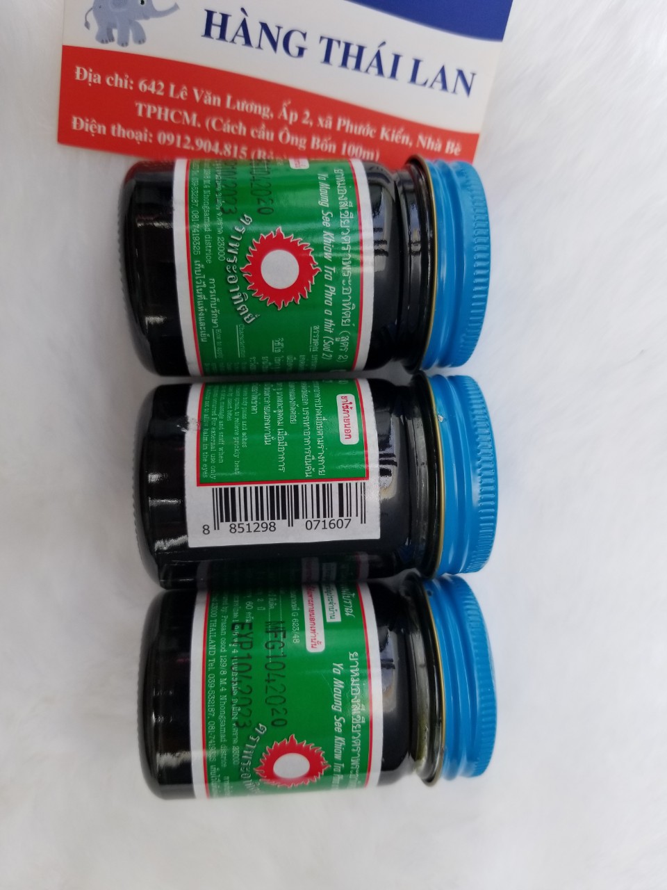 [HCM]Combo 6 chai Dầu cù là đen Thái Lan 60g