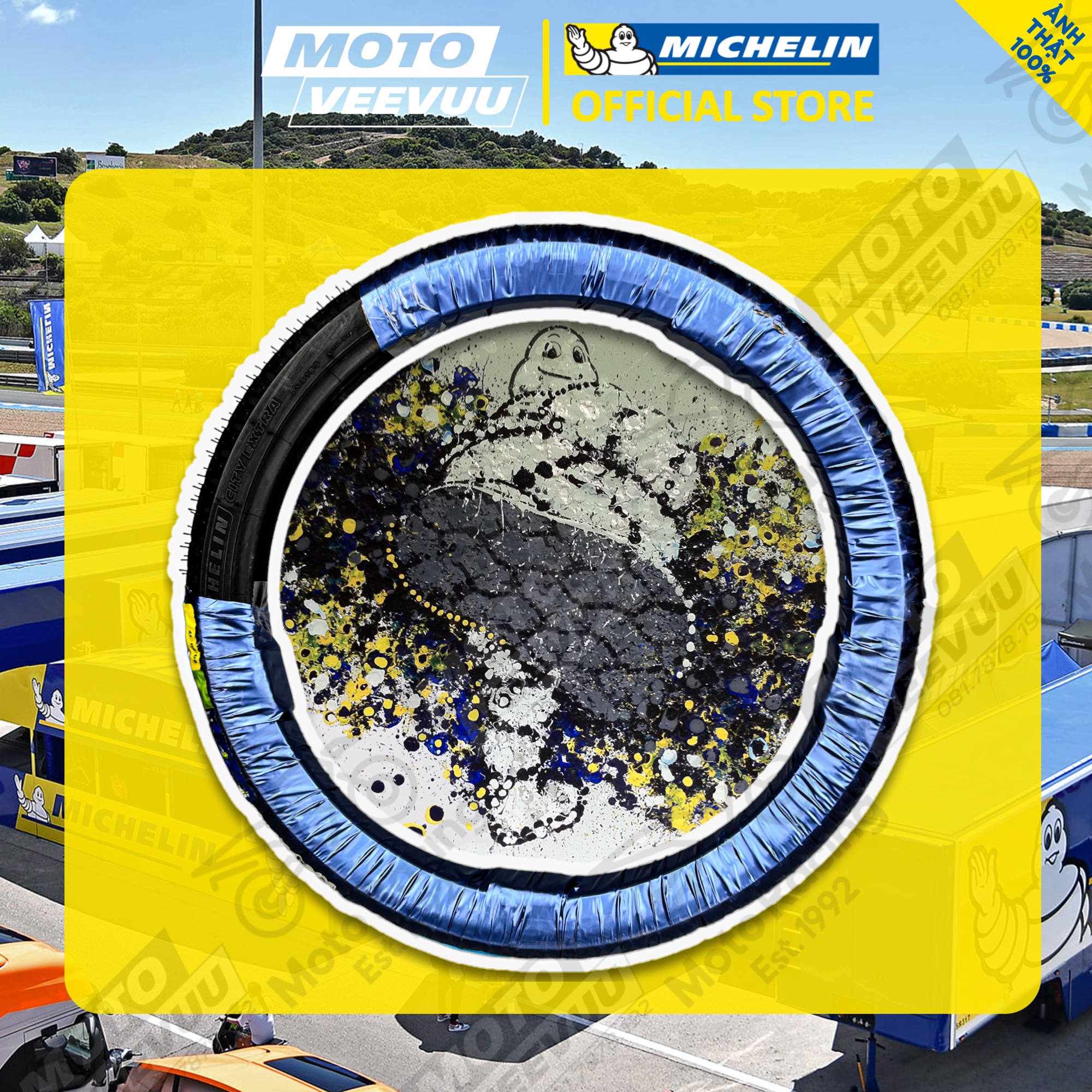 Vỏ lốp xe máy Michelin 60/90-17 TL CITY EXTRA (Lốp không ruột)