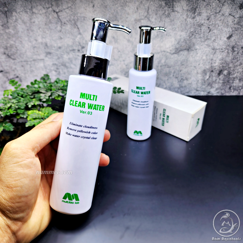 Multibio Lab - Multi Clear Water | Chế phẩm khử màu lũa - khử bụi - làm trong nước nhanh chóng