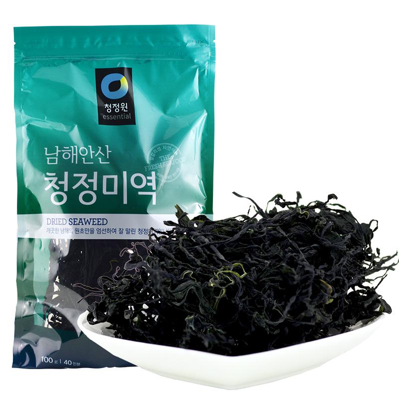 Rong biển nấu canh chungjung daesang 100g - nhập khẩu hàn quốc 대상) 청정미역