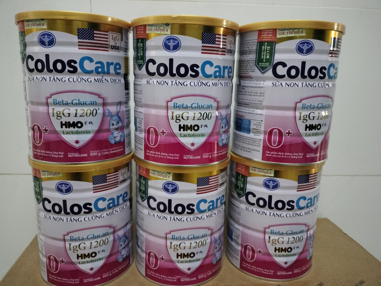 Sữa bột nutricare coloscare 0+ lon 800g