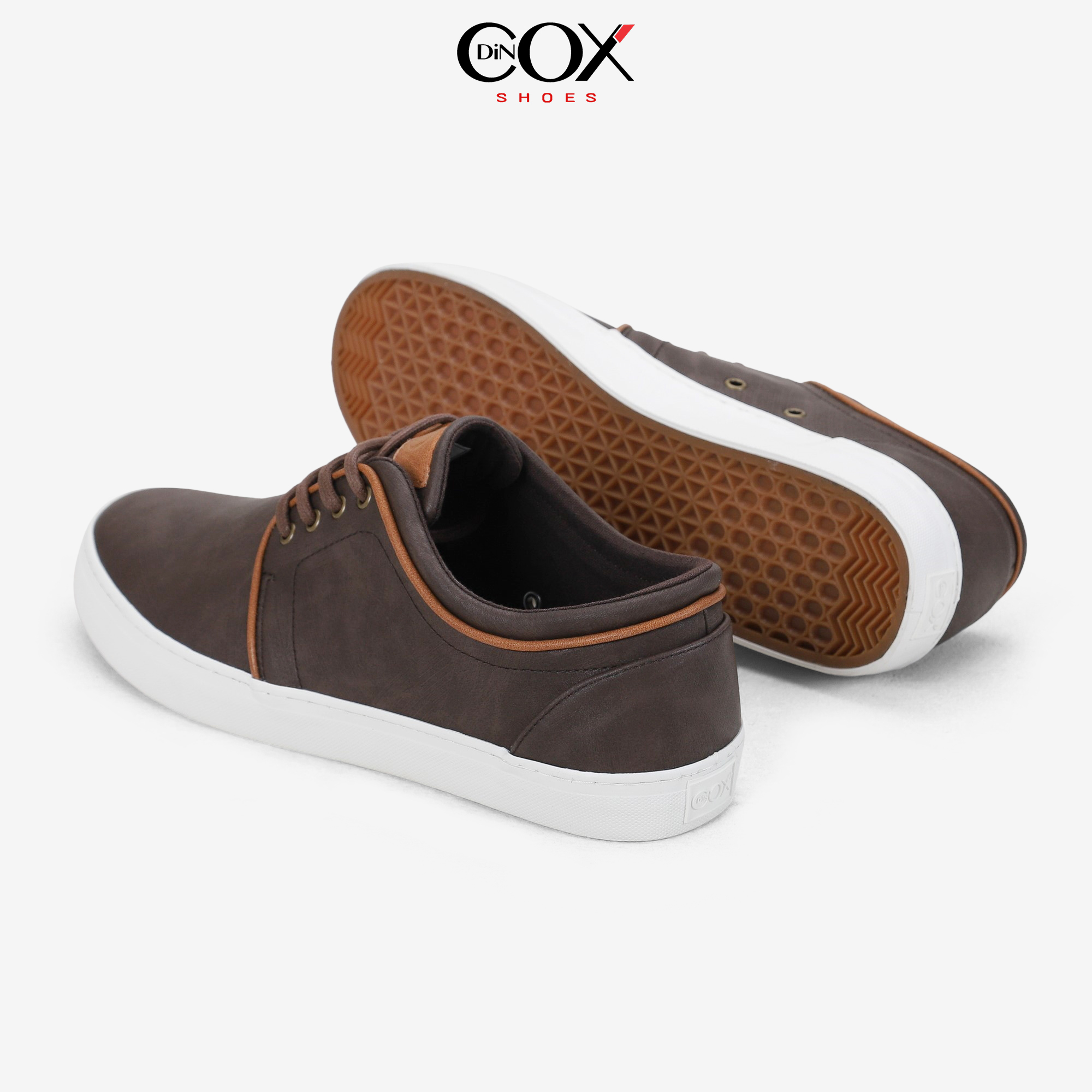 Giày Thể Thao Nam DinCox Dark Brown C03