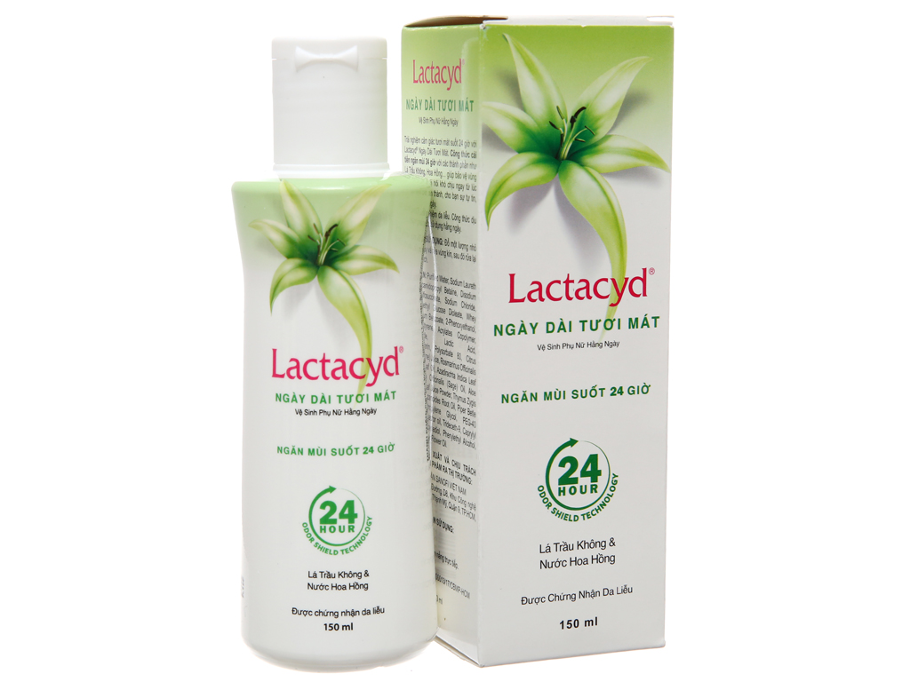 Dung dịch vệ sinh Lactacyd ngày dài tươi mát 150ml