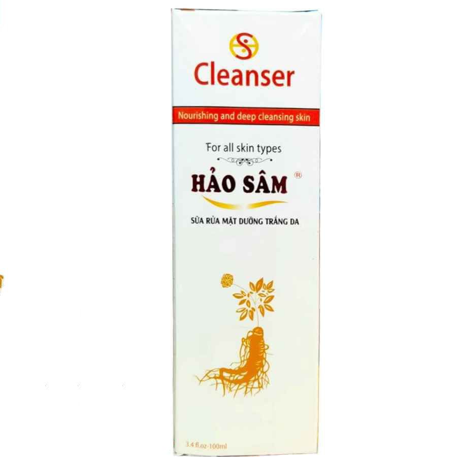 Sữa rửa mặt dưỡng trắng da hảo sâm 100ml