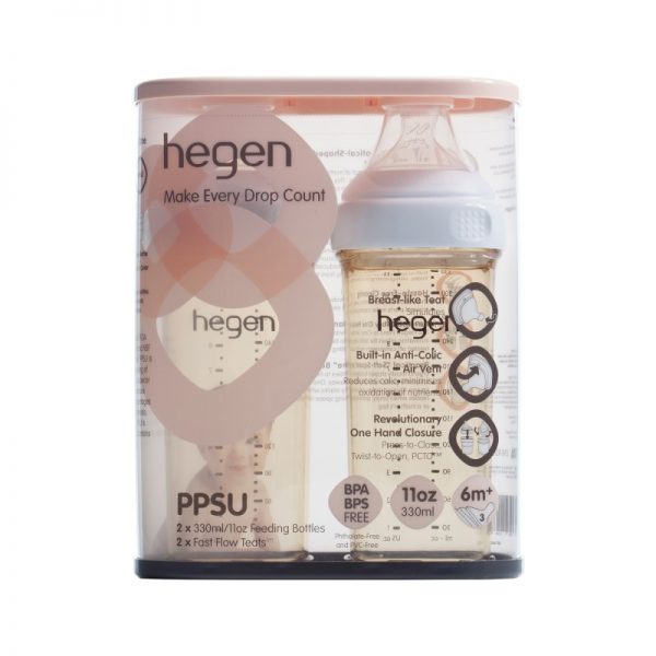 Cặp đôi Bình Sữa Hegen PCTO™ 330ml/11oz Feeding Bottle PPSU (2-pack)