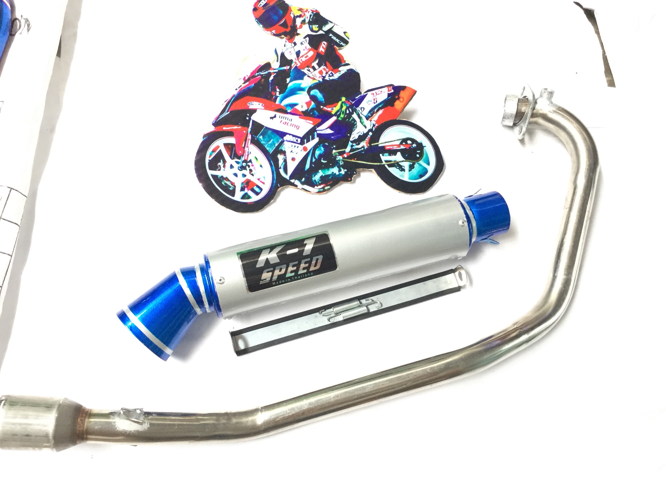 Pô K1 vip Đỏ - Cả Cổ Satria + GSx + Raider fi .....,,,,