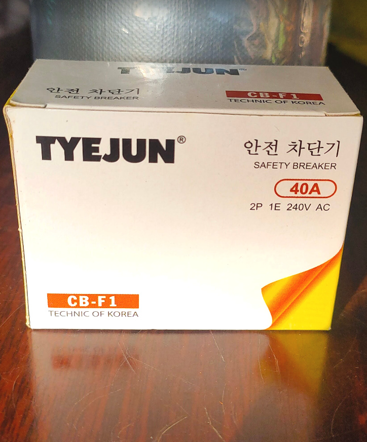 Cầu dao an toàn CB Tyejun 40A CB-F1