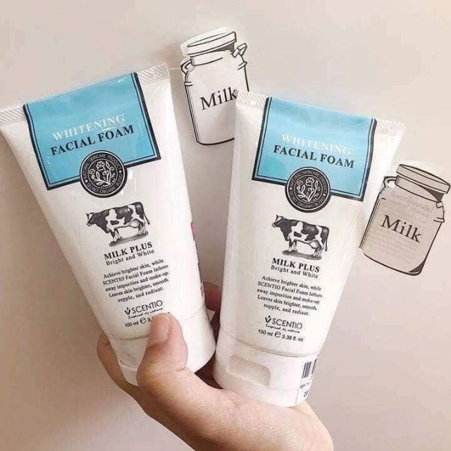 [HCM]Sữa Rửa Mặt Bò Milk Plus Thái Lan