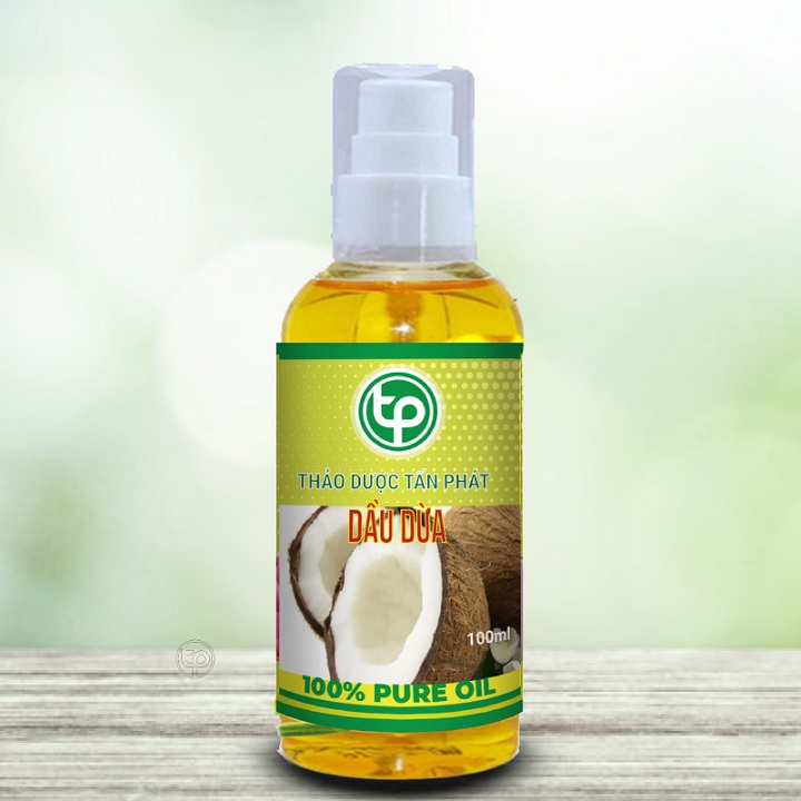 [HOT] Dầu dừa nguyên chất 100ml - Thảo Dược Tấn Phát