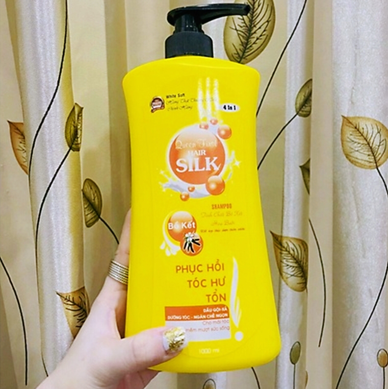 Dầu Gội Bồ Kết SILK 4in1 _ Gội 1000ML