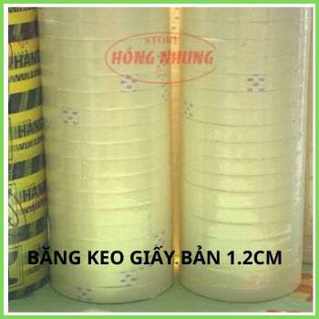 Cây 12 Cuộn Băng Keo Giấy 1.2F