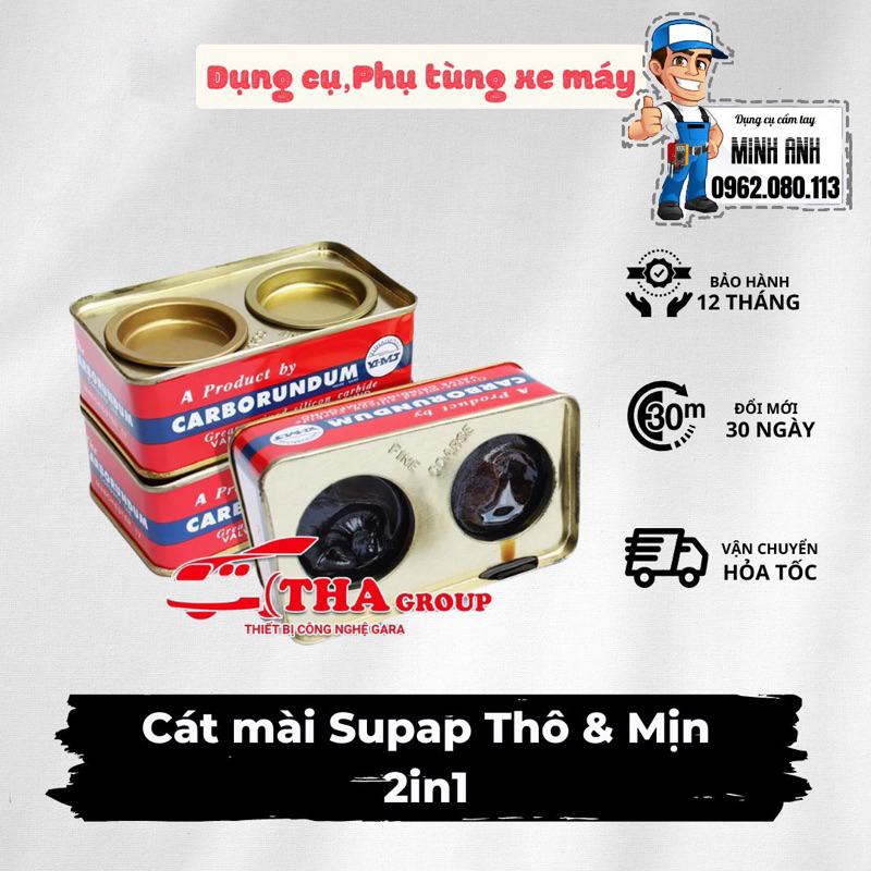 Cát mài Supap Thô & Mịn 2in1.Sửa supap xe máy hiệu quả |Dụng cụ sửa xe máy