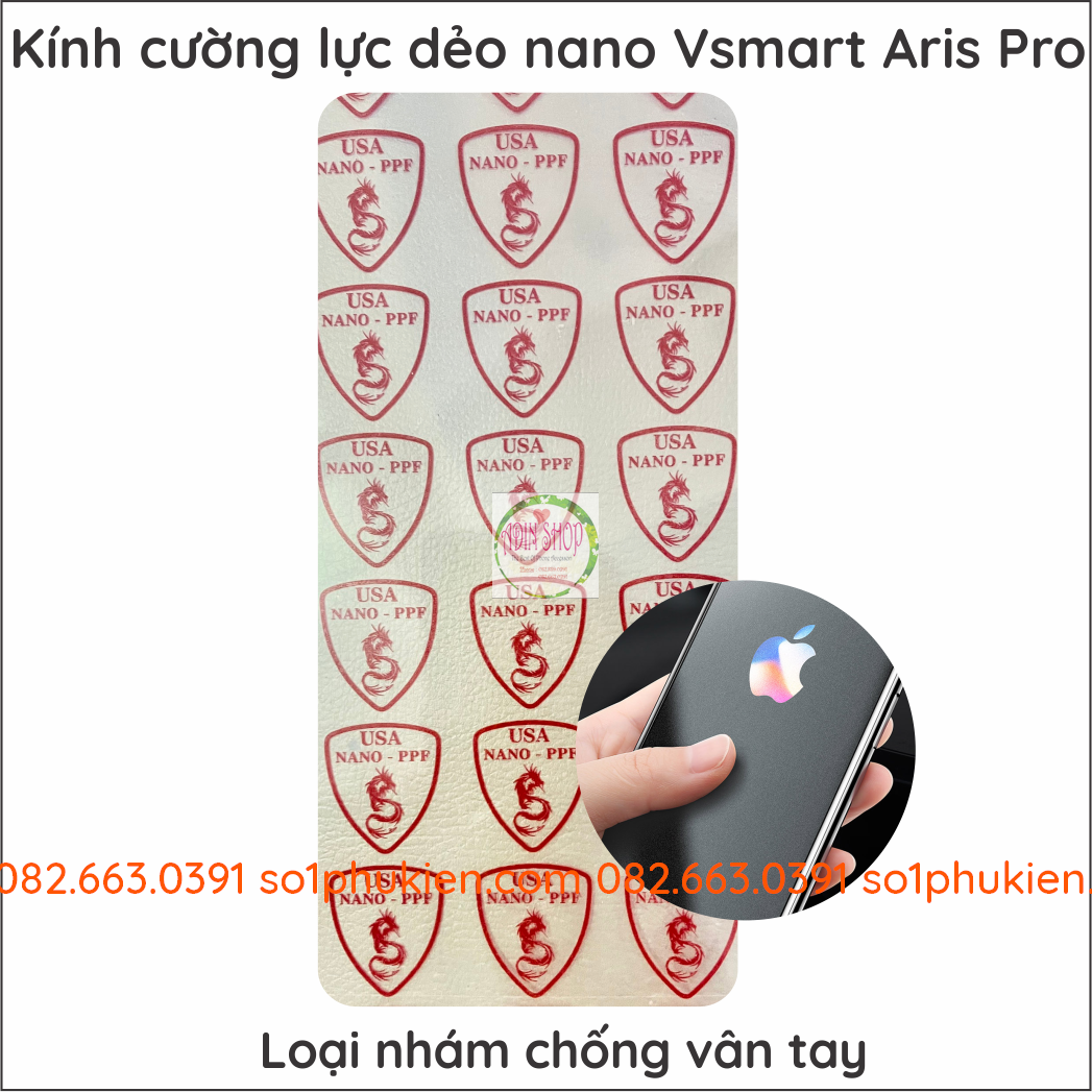 [HCM]Dán cường lực Vsmart Aris Pro dẻo nano siêu bảo vệ