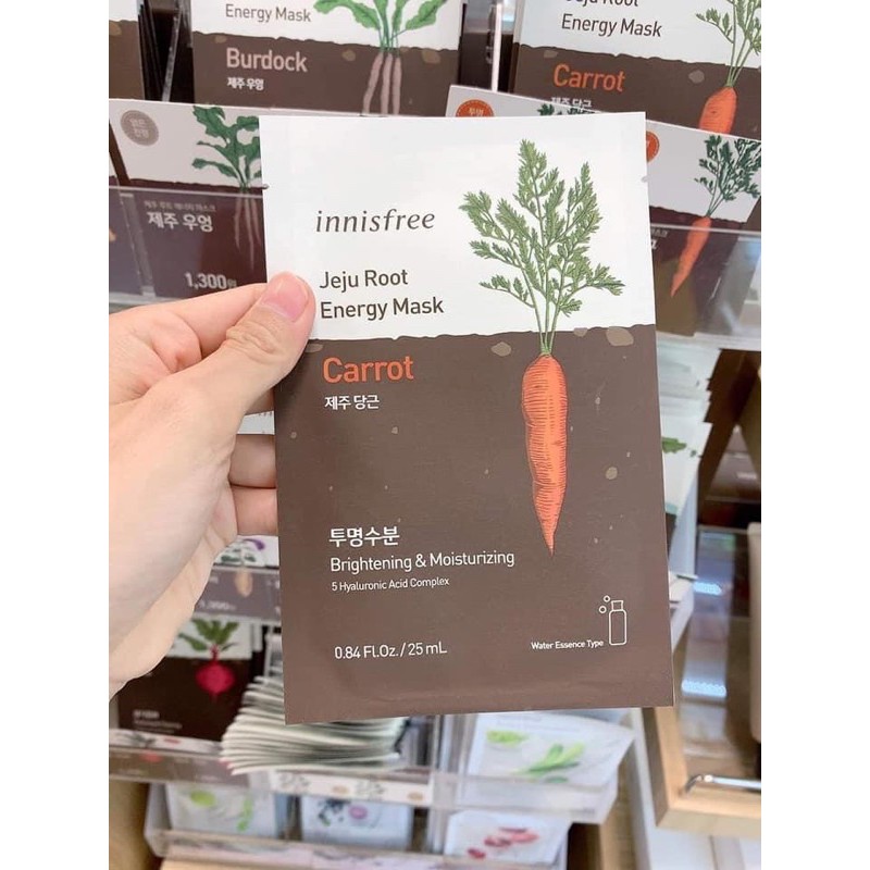 Mặt Nạ Thuần Chay Innisfree Jeju Root Energy Mask.