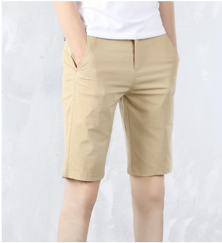 Quần short kaki nam cạp cúc