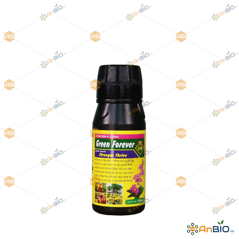 Phân bón vi lượng green forever chai 100ml stronger thrive - b2.1008