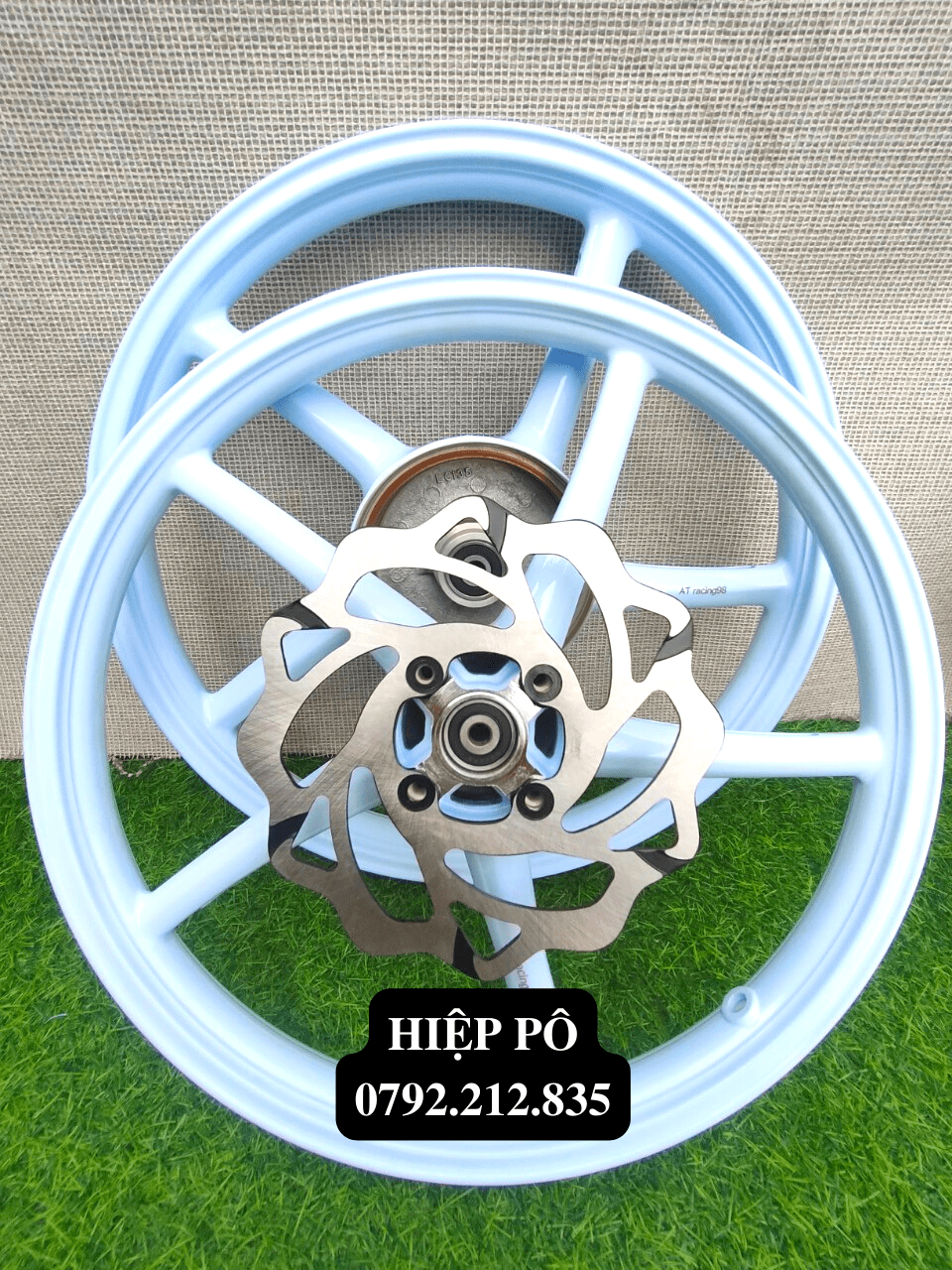 Cặp bánh mâm 5 cây SIRIUS JUPITER EXCITER 1 đĩa kiểu RCB có nhiều màu lựa chọn gắn như zin ( CÓ KÈM VIDEO)