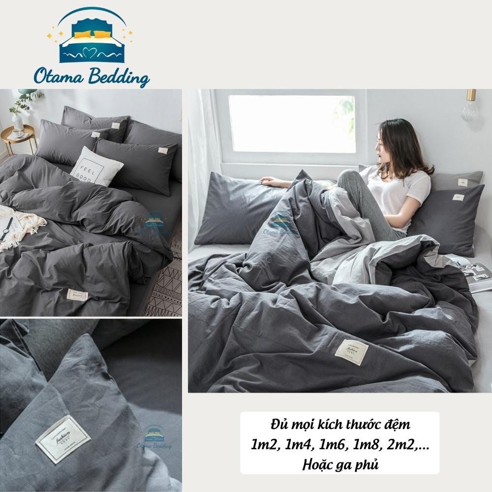 Bộ chăn ga gối cotton tici drap giường đẹp 1m2 1m6 1m8 , Bộ ga giường cotton đủ size miễn phí bo chun - Otama Bedding