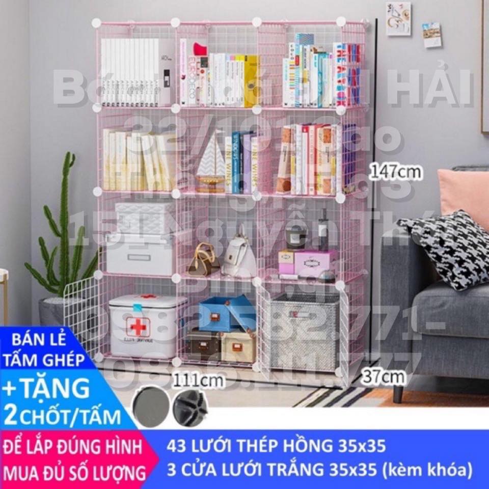 CHUỒNG MÈO LẮP GHÉP ĐA NĂNG 73x111x75