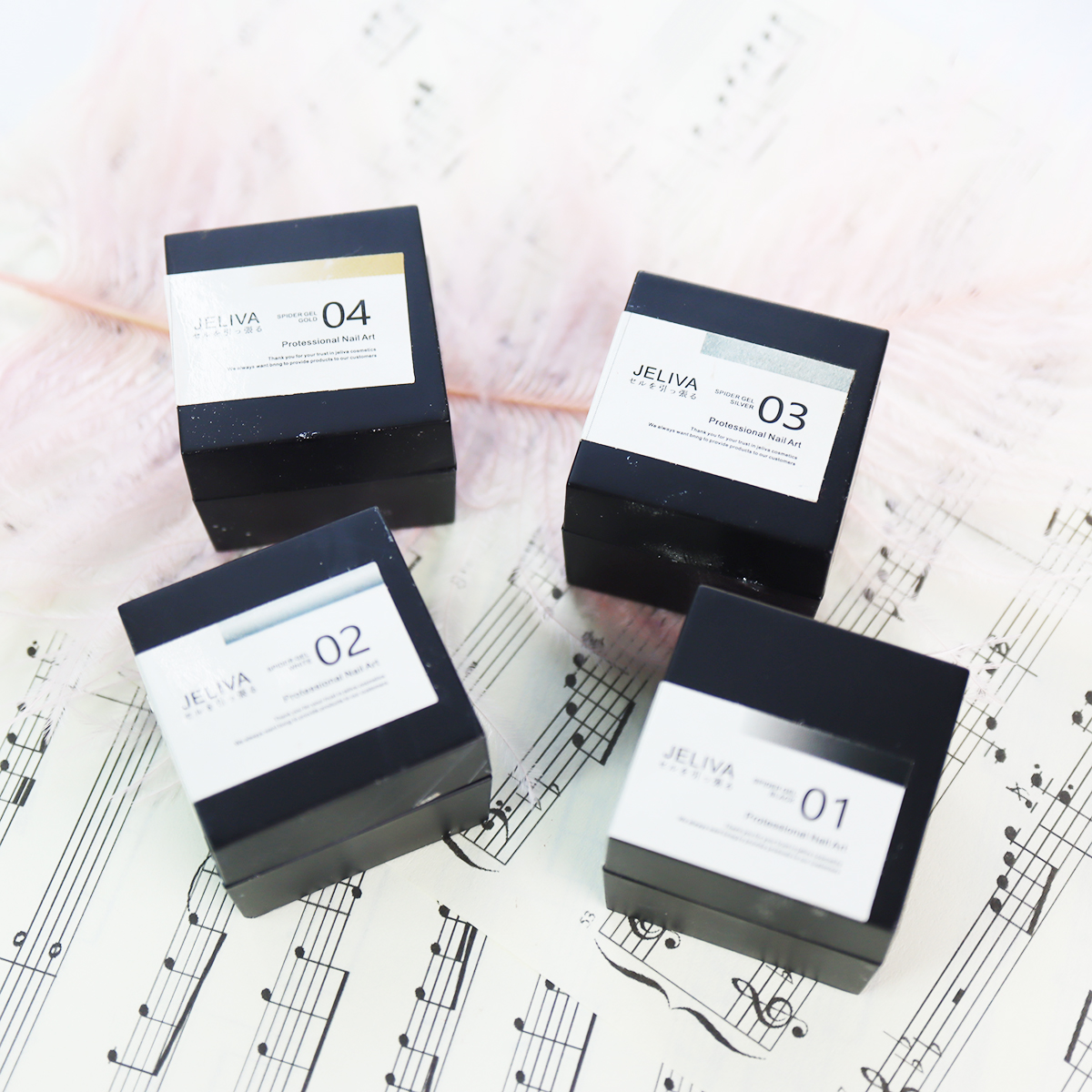 Gel nhện nail JELIVA siêu dai 8g