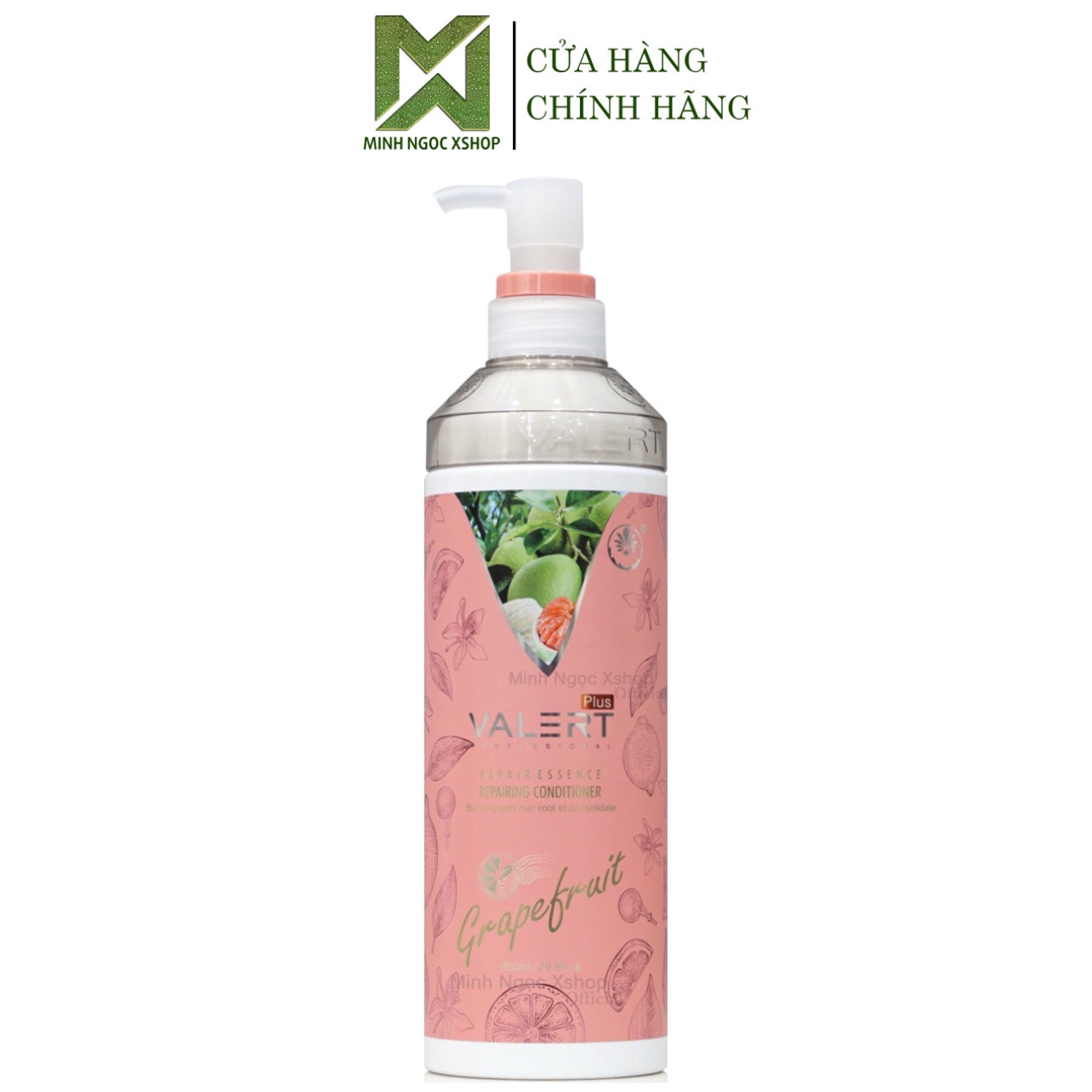 Dầu xả bưởi valert grapefruit plus chống rụng kích mọc tóc phục hồi hư tổn 850ml