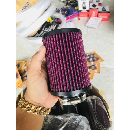 Lọc gió trụ 1280 KN xe máy.(Mini)
