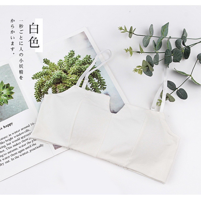 Áo Ngực 2 Dây Cotton DAN L&U Mút Mỏng 2 quây 1805