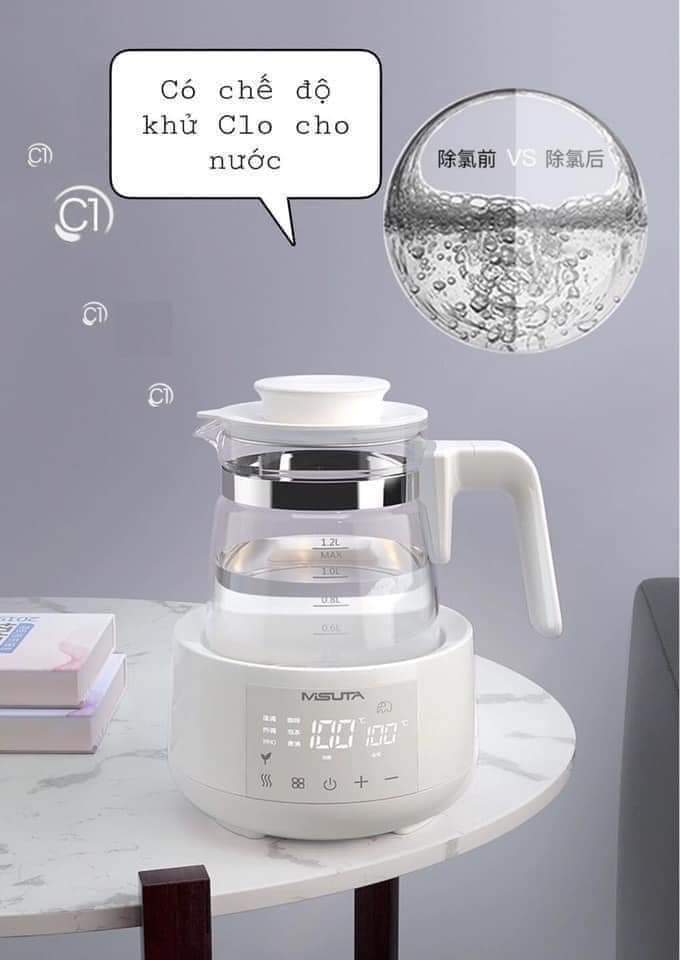 Bình đun nước pha sữa Misuta