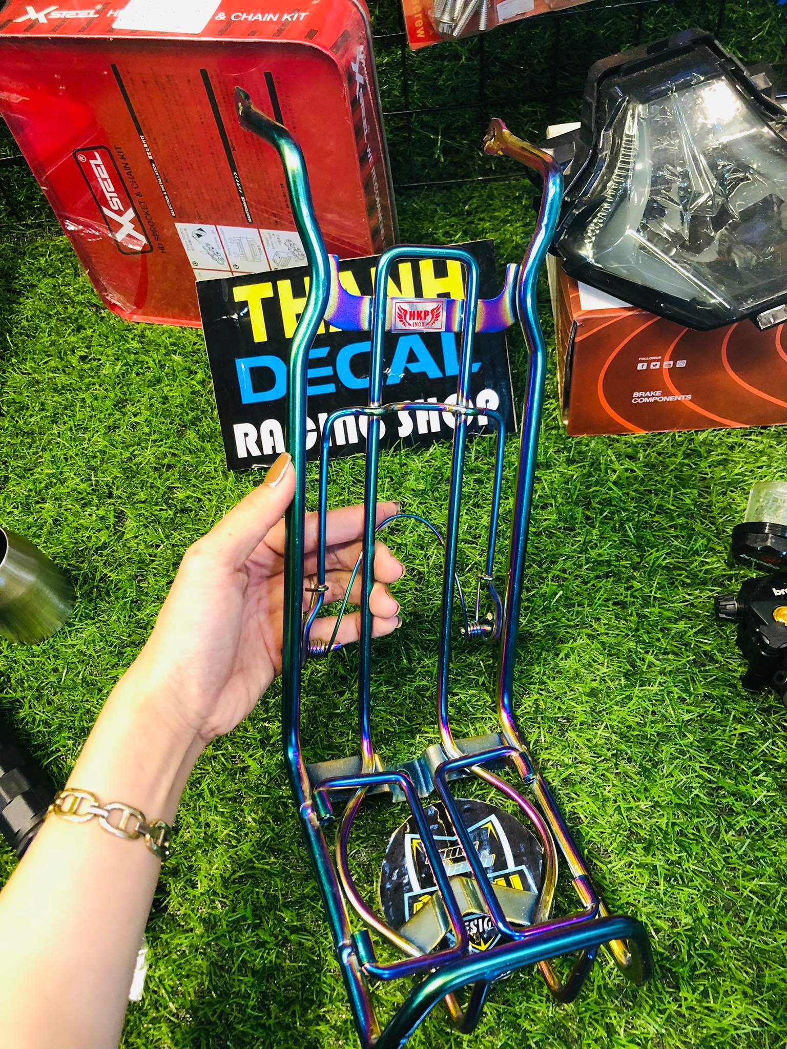 Baga titan 7 màu gắn cho xe sirius ...