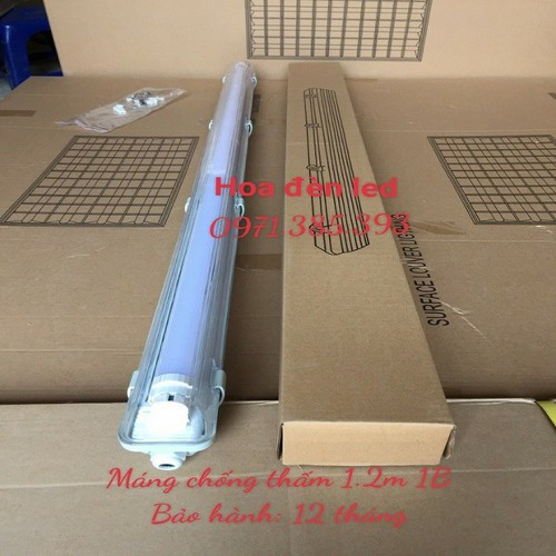 Máng đèn chống thấm đơn 1,2m