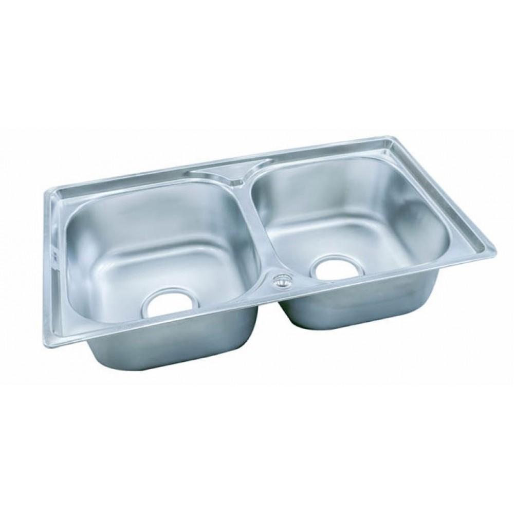 Chậu rửa bát 2 hố Sơn Hà S76