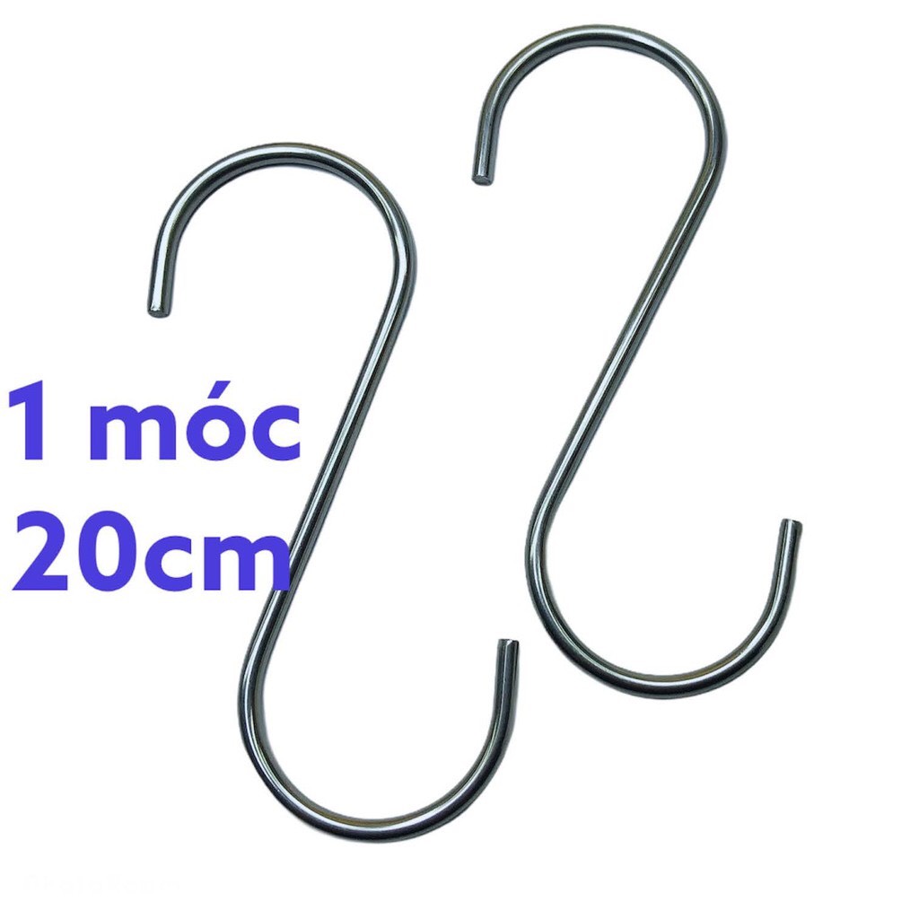 Móc treo chữ s inox size 20cm M2T