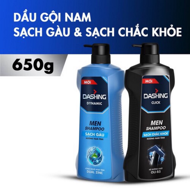 [HCM]Dầu gội dành cho nam giới Dashing 650g