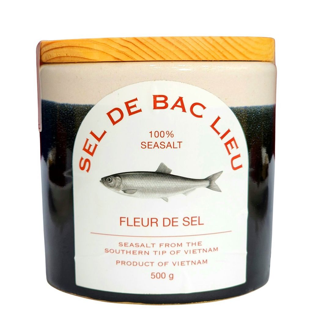 MUỐI BẠC LIÊU - FLEUR DE SEL 500G