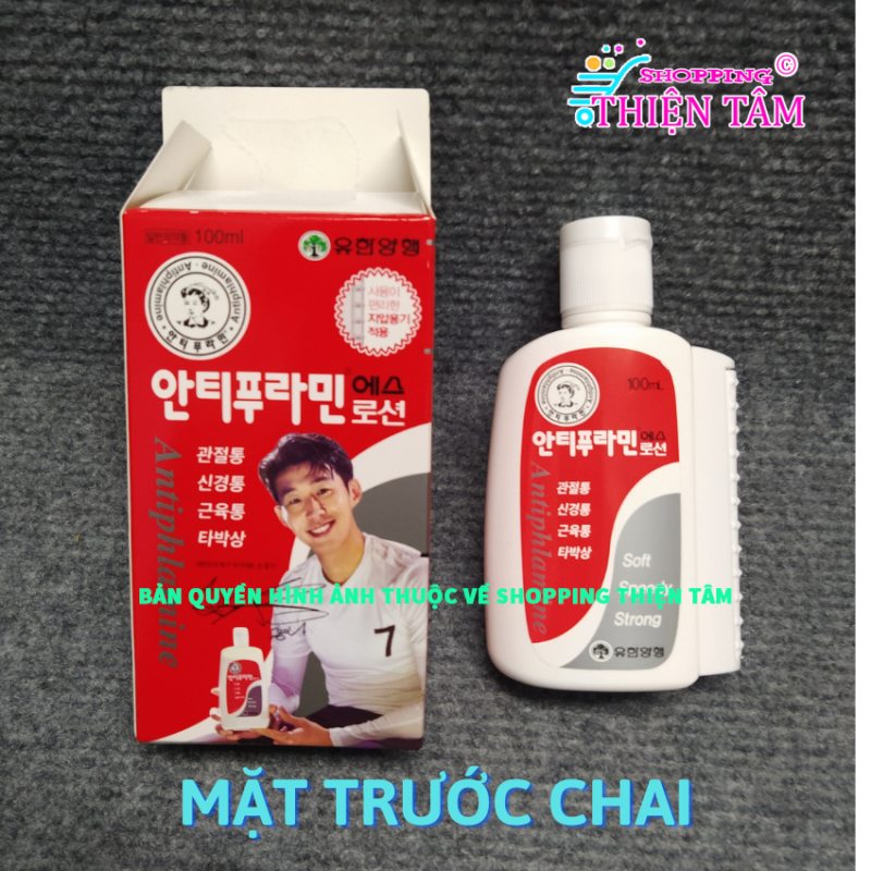 Dầu Nóng Hàn Quốc Antiphlamine 100ML (Hộp Đỏ) Nóng Mạnh Xoa Bóp Nhức Mỏi Made in Korea nhập khẩu
