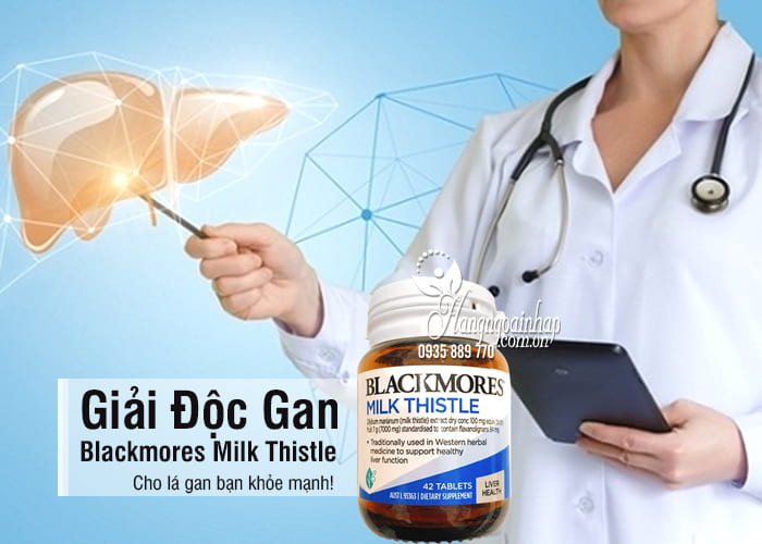 Giải Độc Gan Blackmores Milk Thistle 42v - Chemistware