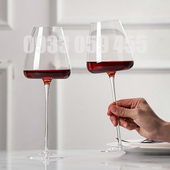 Bộ 6 Ly uống Rượu Vang Sâm Panh Pha lê cao cấp nhập khẩu, Ly thủy tinh kiểu uống Champagne Sang Trọng, cốc uống cocktail, Ly Ruou Vang, wine glass